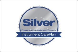 Silver CarePlans para produtos de calibração de pressão e fluxo